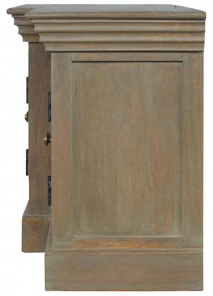 Grey Wash Shutter TV Cabinet