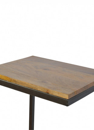 Industrial Small End Table