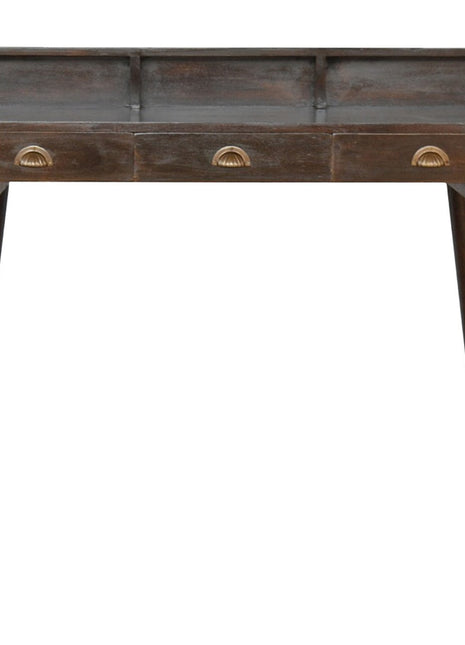 Walnut Gallery Shell Writing Desk