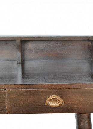 Walnut Gallery Shell Writing Desk