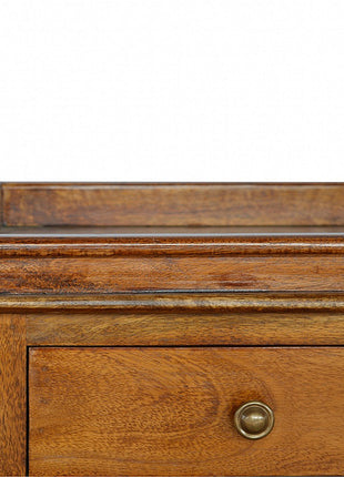 Solid Wood Criss-Cross End Table