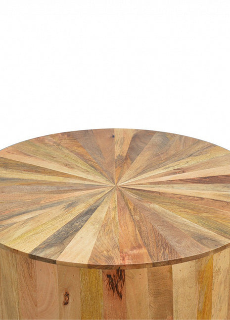 Round Wooden Coffee Table