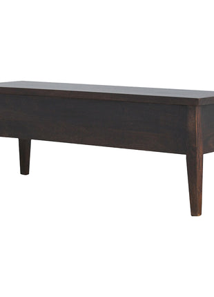 Walnut Hallway Storage Bench