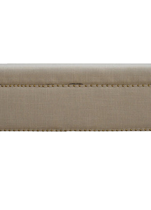 Studded Linen Lid-up Bench