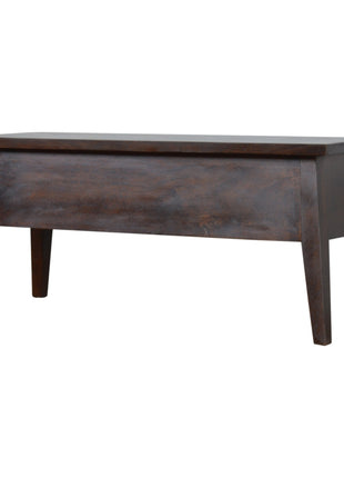 Chestnut Lid Up Storage Bench