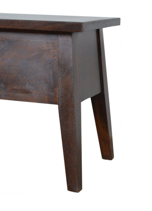 Chestnut Lid Up Storage Bench