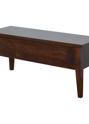 Chestnut Lid Up Storage Bench