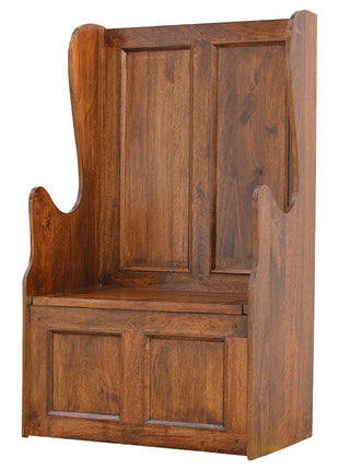 Lid up County Style Monks Bench