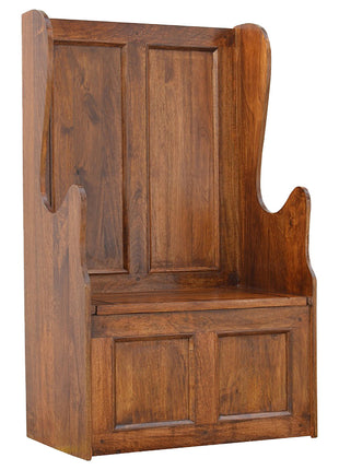 Lid up County Style Monks Bench