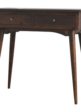 2 Drawer Walnut Hallway Console
