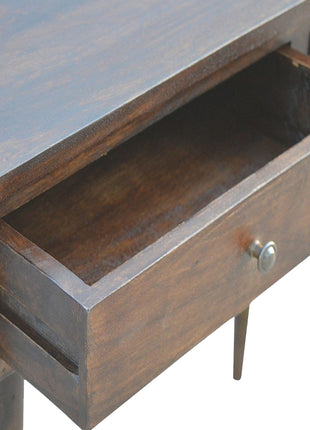 2 Drawer Walnut Hallway Console