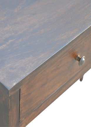 2 Drawer Walnut Hallway Console