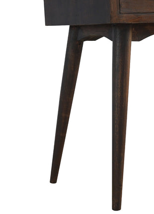 2 Drawer Walnut Hallway Console