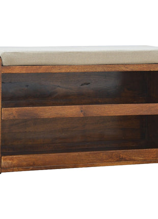 Mud Linen Pull out Shoe Bench