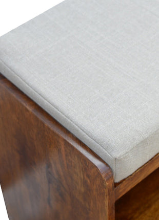 Mud Linen Pull out Shoe Bench