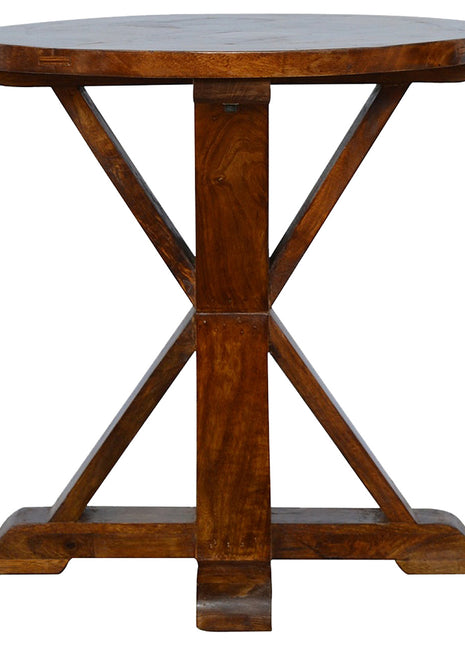 Chestnut Tristle Round Table