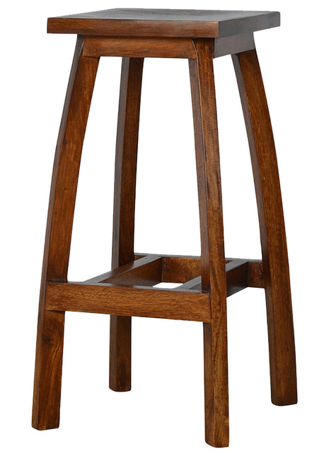 Taburete de bar de madera maciza