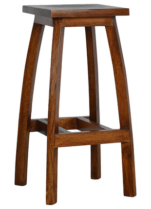 Taburete de bar de madera maciza