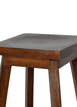 Taburete de bar de madera maciza