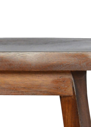 Taburete de bar de madera maciza