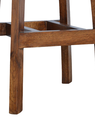 Taburete de bar de madera maciza