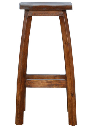 Taburete de bar de madera maciza