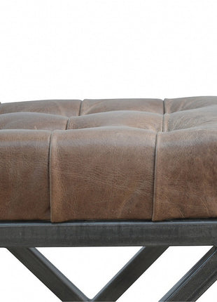 Industrial Cross Metal Coffee Table
