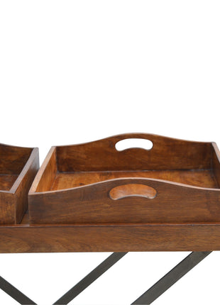 Industrial Metal Butler Tray