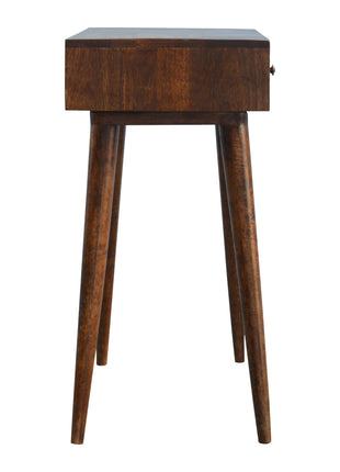 Geometric Brass Console Table