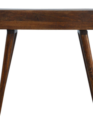 Geometric Brass Console Table