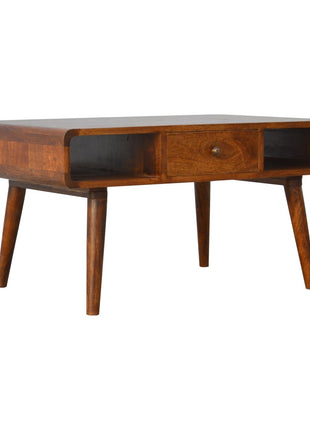 Curved Chestnut Coffee Table