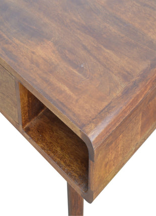 Curved Chestnut Coffee Table