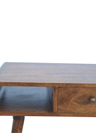 Curved Chestnut Coffee Table
