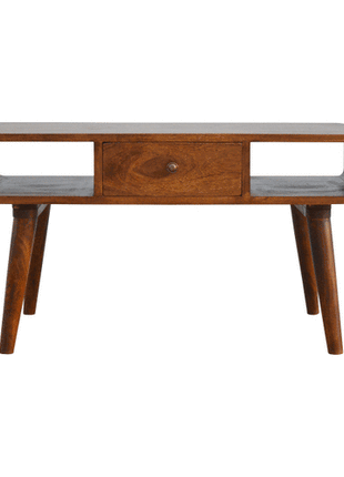 Curved Chestnut Coffee Table
