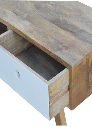 Two Tone Hand Painted Media Unit