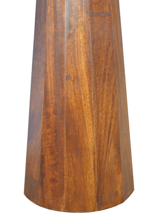 Geometric Brass Inlay End Table