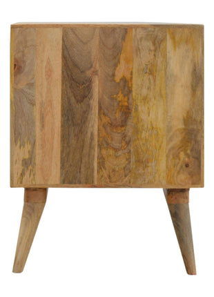 Leaf Screen-printed Bedside