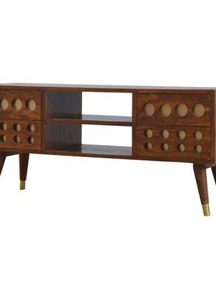 Brass Hole Inlay Media Unit