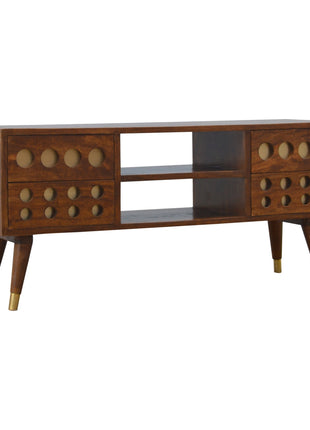 Brass Hole Inlay Media Unit