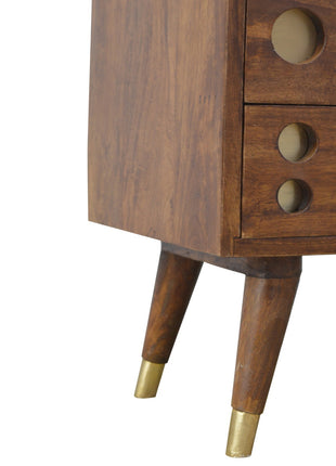 Brass Hole Inlay Media Unit