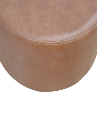 Buffalo Footstool with Gold Base