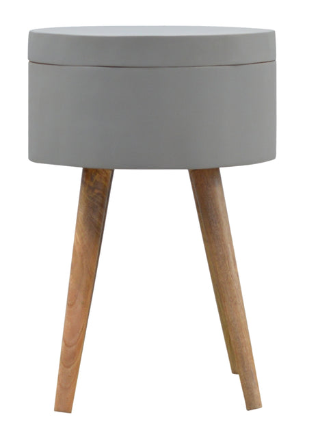 Grey Painted End Table