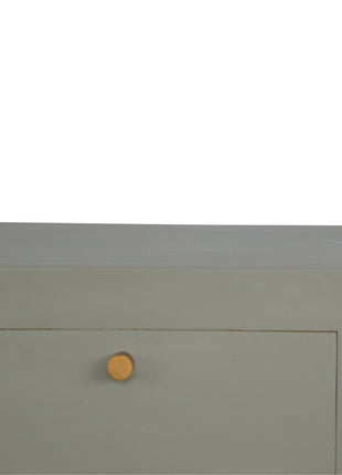 Sleek Cement Bedside