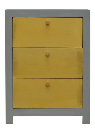 Gold x Cement Bedside