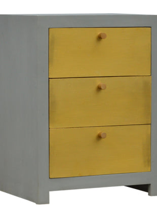Gold x Cement Bedside