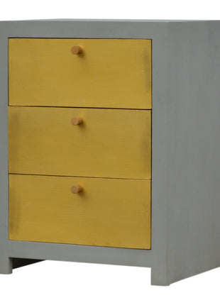 Gold x Cement Bedside