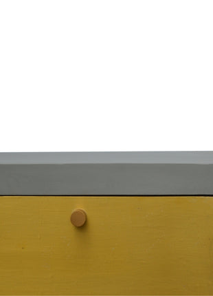 Gold x Cement Bedside