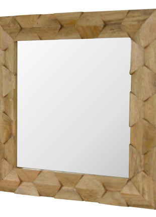 Pineapple Carve Square Mirror