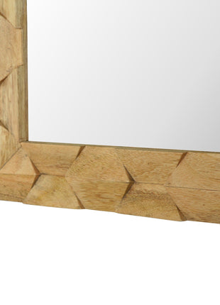 Pineapple Carve Square Mirror