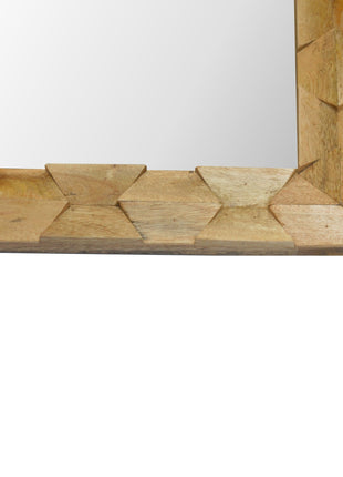 Pineapple Carve Square Mirror